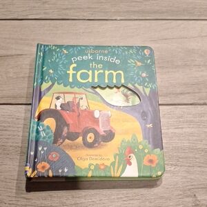 🐧 Usborn Green Interactive Learning Toy Peek Inside🍓🦉